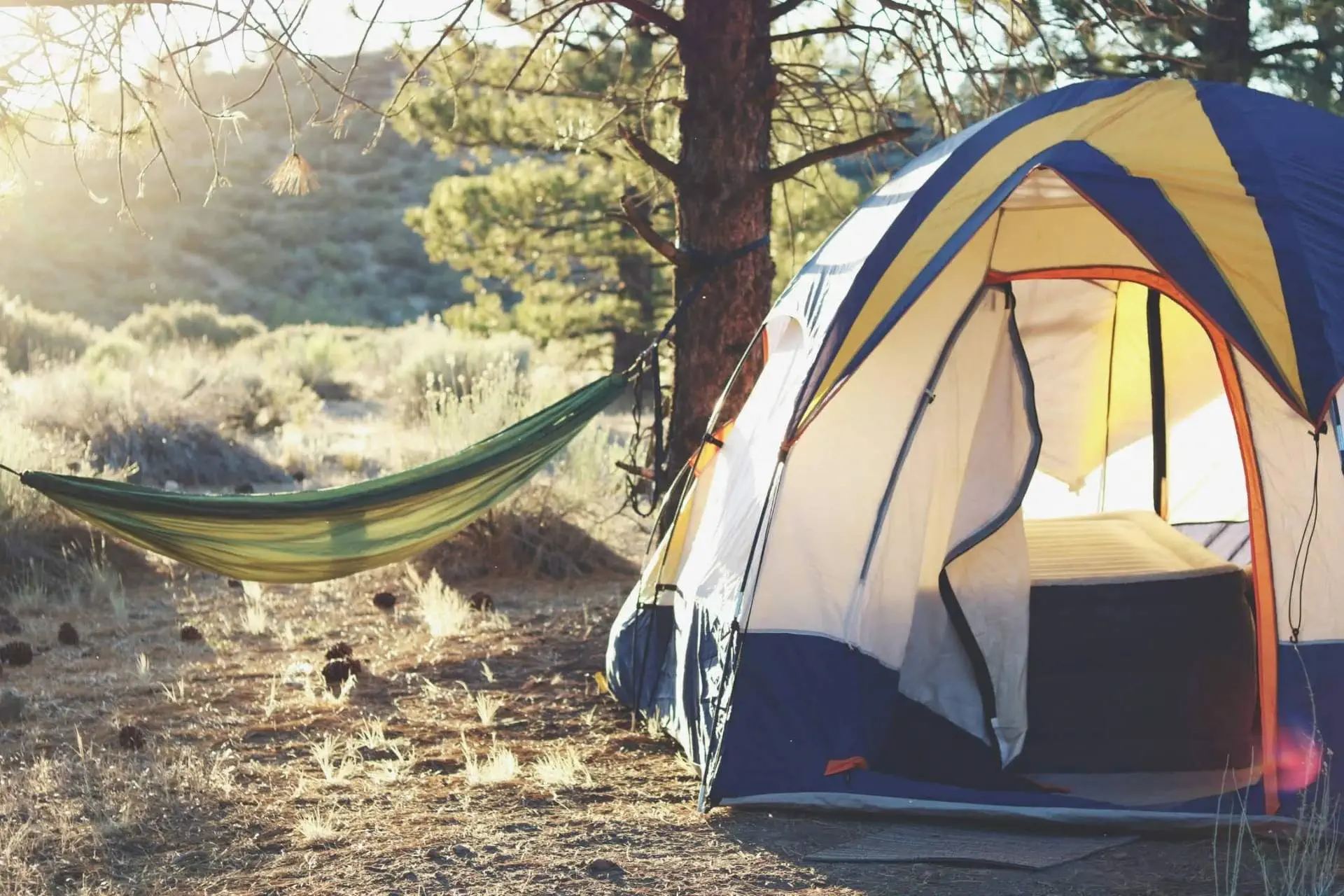 Primitive camping site at Sanctuary Ranch in the Arkansas Ozarks with access to hunting trails and fishing ponds